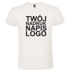 Męska koszulka T-shirt 100% miękka bawełna biała z twoim nadrukiem roz. M